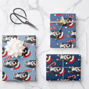 Hoja De Papel De Regalo Navidades Perro de montaña Bernese