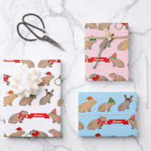 Navidades personalizados Capybara Cute Wildlife