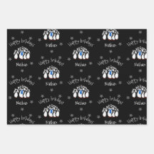 Navidades personalizados de pingüino