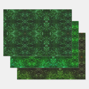 Hoja De Papel De Regalo navidades psicodélicos