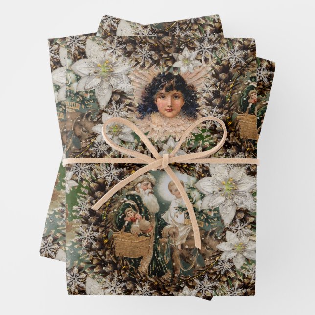 Hoja De Papel De Regalo Navidades románticos de Victoria (In situ)