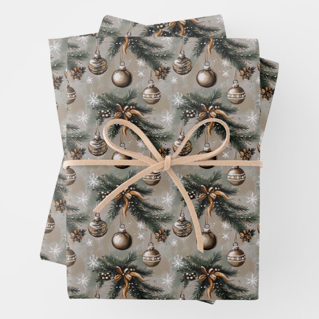 Hoja De Papel De Regalo Navidades rusos (In situ)