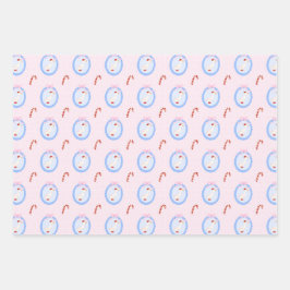 Hoja De Papel De Regalo Navidades tontos de oca