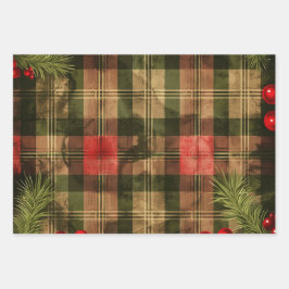 Hoja De Papel De Regalo Navidades trazan el patrón