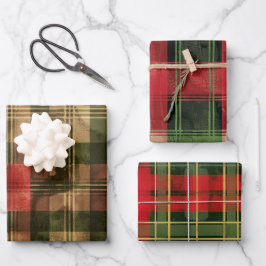 Hoja De Papel De Regalo Navidades trazan el patrón