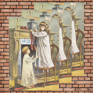 Hoja De Papel De Regalo Navidades victorianos, artículos de Navidades infa