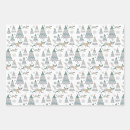 Hoja De Papel De Regalo Navidades Winter Wonder Tree