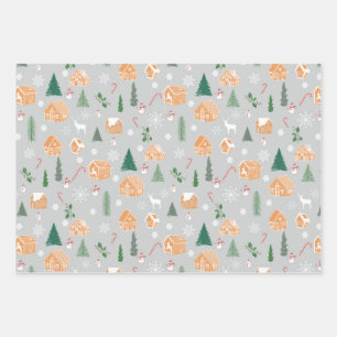 Hoja De Papel De Regalo Navidades Wonderland