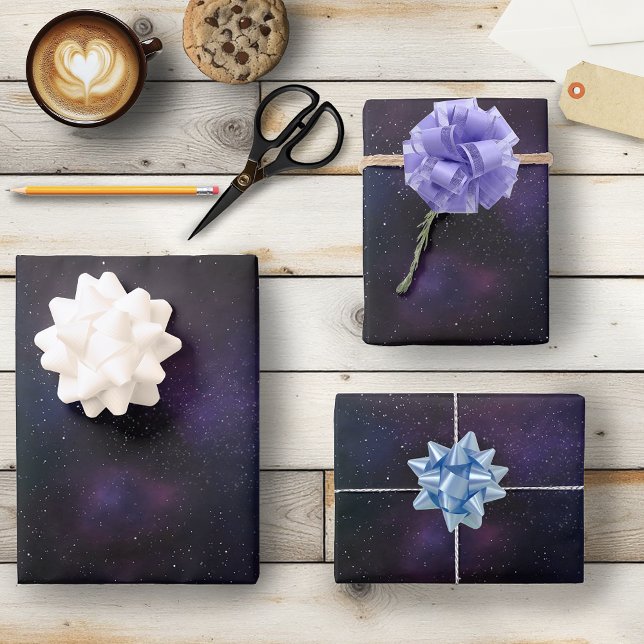 Hoja De Papel De Regalo Nebulosa cósmica galaxia (Subido por el creador)