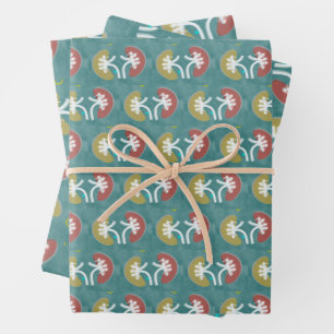 Hoja De Papel De Regalo Nefrología Artsy Kidney Design