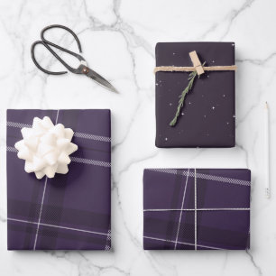 Hoja De Papel De Regalo Negrita vacaciones de platija violeta