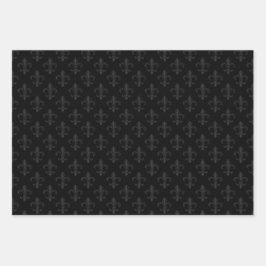 Hoja De Papel De Regalo Negro mate