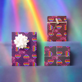 Hoja De Papel De Regalo Neon Pride
