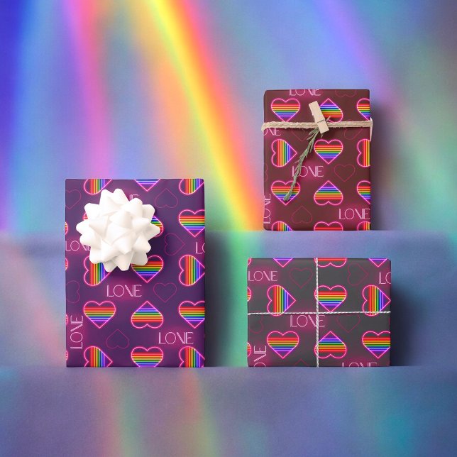 Hoja De Papel De Regalo Neon Pride (Subido por el creador)