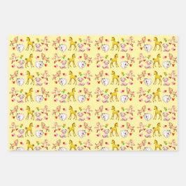 Hoja De Papel De Regalo Niedliche Tierbabys