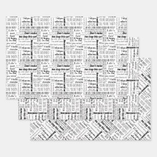 Hoja De Papel De Regalo Niñez