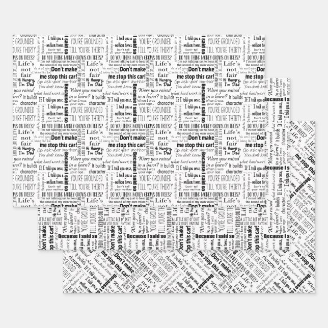 Hoja De Papel De Regalo Niñez (Set)