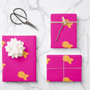 Hoja De Papel De Regalo Niños Rosa Fucsia