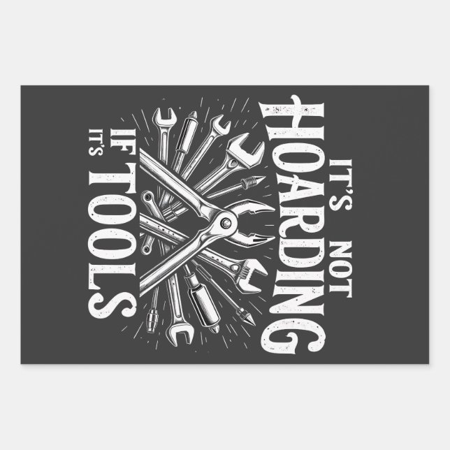 Hoja De Papel De Regalo No es acaparamiento si es manual mecánico de herra (Anverso)