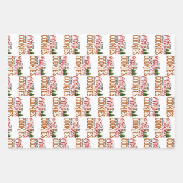 Hoja De Papel De Regalo No son Navidades sin cookies