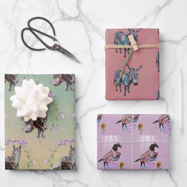 Hoja De Papel De Regalo Nokomis Esther Jamie (Anverso)