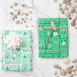 Hoja De Papel De Regalo Notas de Amor de la Playa del Océano Moderno PERSO<br><div class="desc">Diseño perfecto de papel de regalo adorable. Arte hecho a mano para ti. Perfecto para una fiesta de soltera con temática de playa,  despedida de soltera,  fiesta de compromiso o regalo de cumpleaños.</div>