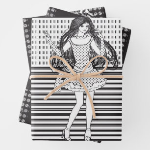 Hoja De Papel De Regalo novia bailarina en la oscuridad