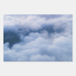 Hoja De Papel De Regalo Nubes