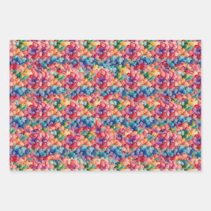 Hoja De Papel De Regalo Nubes Arcoíris