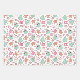 Hoja De Papel De Regalo Nurse Christmas