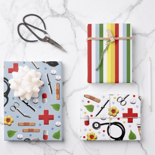 Hoja De Papel De Regalo Nurse Gift (Anverso)