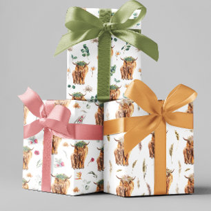 Hoja De Papel De Regalo Nursera de ducha de leche de bebé madre acuarela