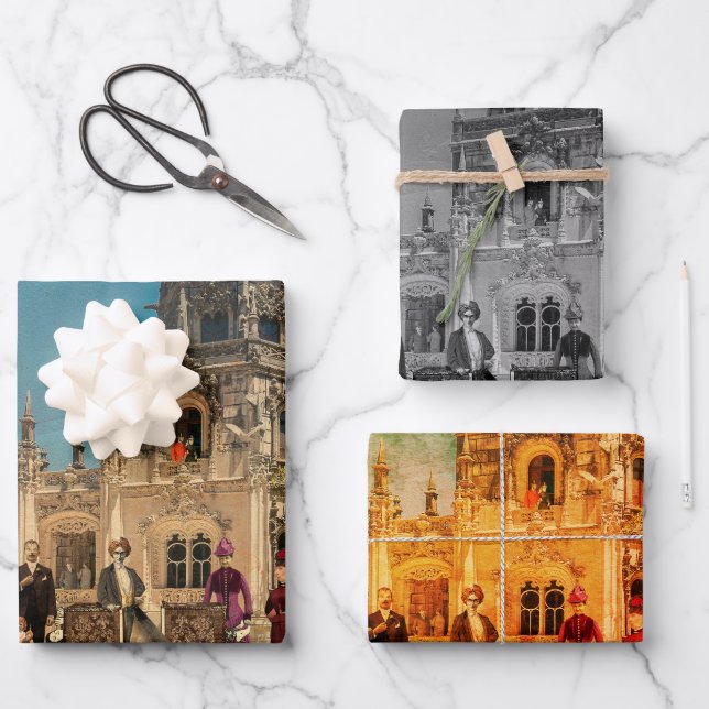 Hoja De Papel De Regalo O Mago da Regaleira (Anverso)