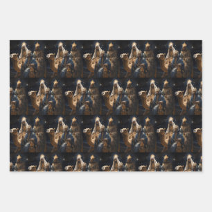 Hoja De Papel De Regalo ¡Oh Buenas Noches! Oh Night Devine