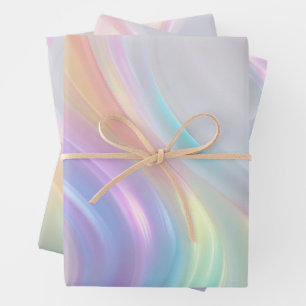 Hoja De Papel De Regalo Olas de Luz