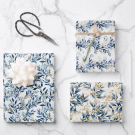 Hoja De Papel De Regalo Olive Branes Olympian Boho 3D Design