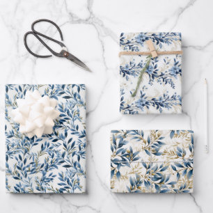 Hoja De Papel De Regalo Olive Branes Olympian Boho 3D Design