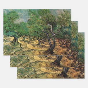 Hoja De Papel De Regalo Olive Grove de Vincent van Gogh
