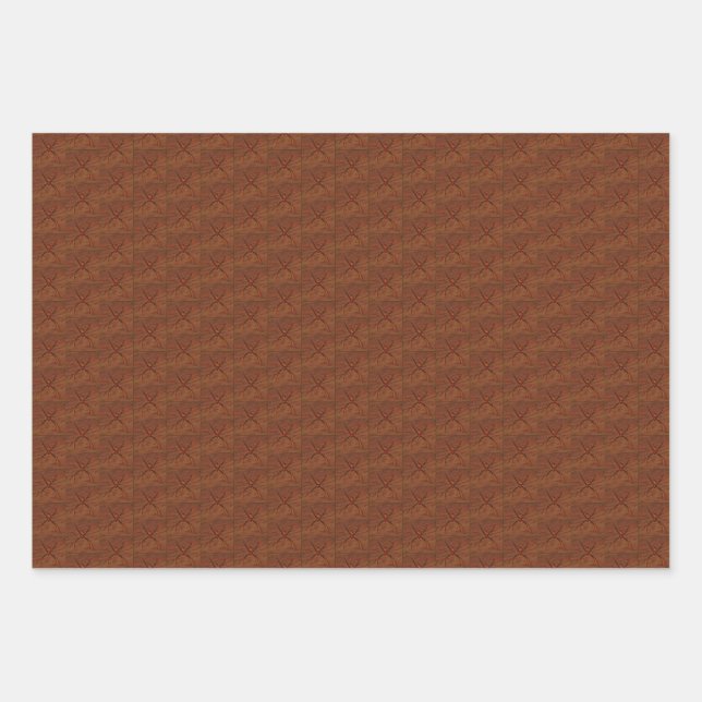 Hoja De Papel De Regalo Orb Weaver Trio, (Anverso)