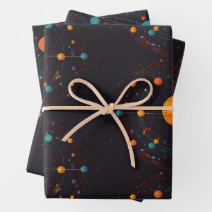 Hoja De Papel De Regalo Órbita cósmica