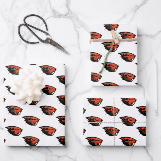 Hoja De Papel De Regalo Oregon State Beavers | Cabeza de castor