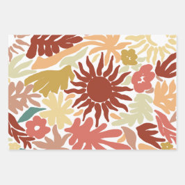 HOJA DE PAPEL DE REGALO ORGANIC SHAPES