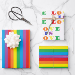 Hoja De Papel De Regalo "Orgullo arcoiris" 