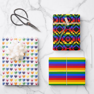Hoja De Papel De Regalo Orgullo arcoiris LGBTQ