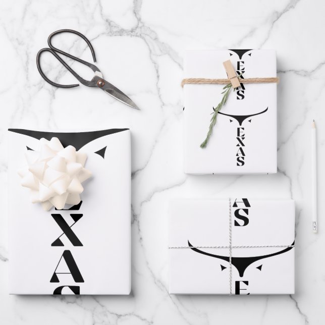 HOJA DE PAPEL DE REGALO ORGULLO DE TEXAS (Anverso)