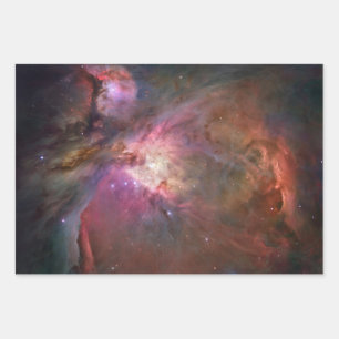 Hoja De Papel De Regalo Orion Nebula Hubble telescope universo espacial co