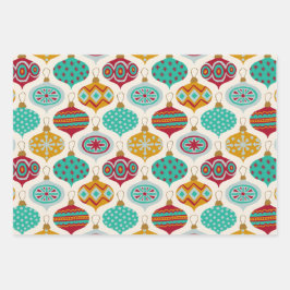 Hoja De Papel De Regalo Ornamentos de época