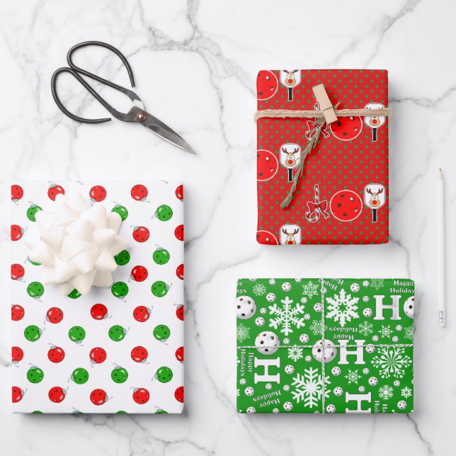 Hoja De Papel De Regalo Ornamentos Fiestas de Navidades de la Alegría del  (Anverso)