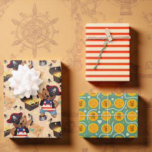 Hoja De Papel De Regalo Oso caneador