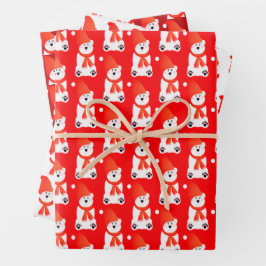 Hoja De Papel De Regalo Oso polar diseñado